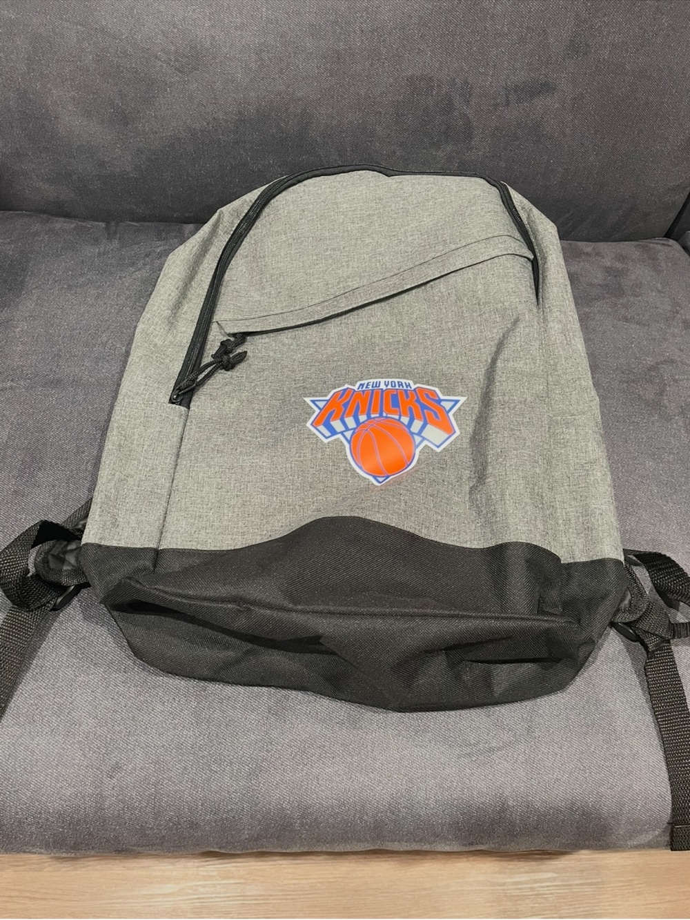 Grey & Black Knicks Backpack